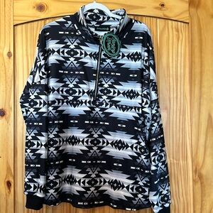 Aztec pullover with pockets